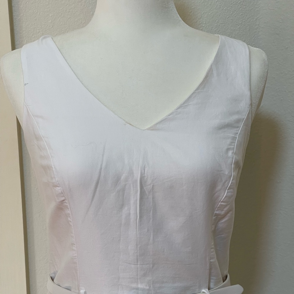 Tommy Hilfiger NEW Women's Sleeveless White Dress Size 2 - Picture 3 of 16